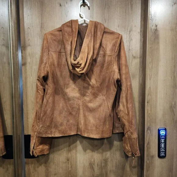 Lucky Legend Brand Brown Suede Vintage Jacket | Large - Picture 3 of 7